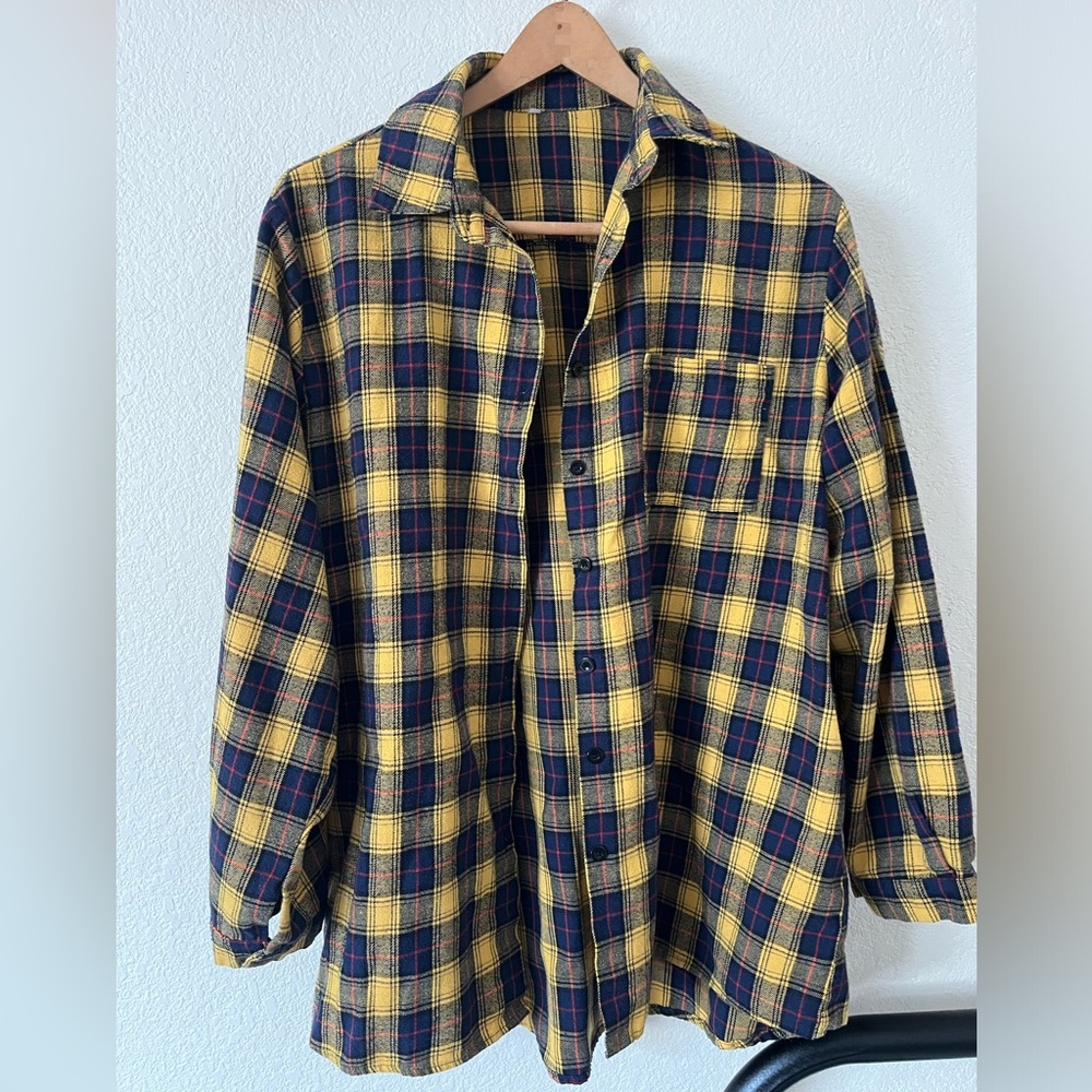 Vintage Flannel Shacket | size & brand unknown